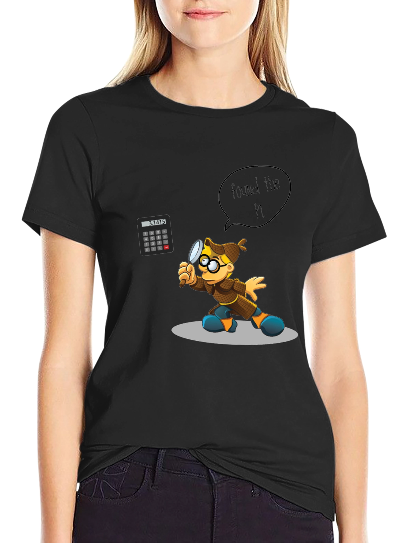 Found the Pi T-Shirt - Math Detective Design