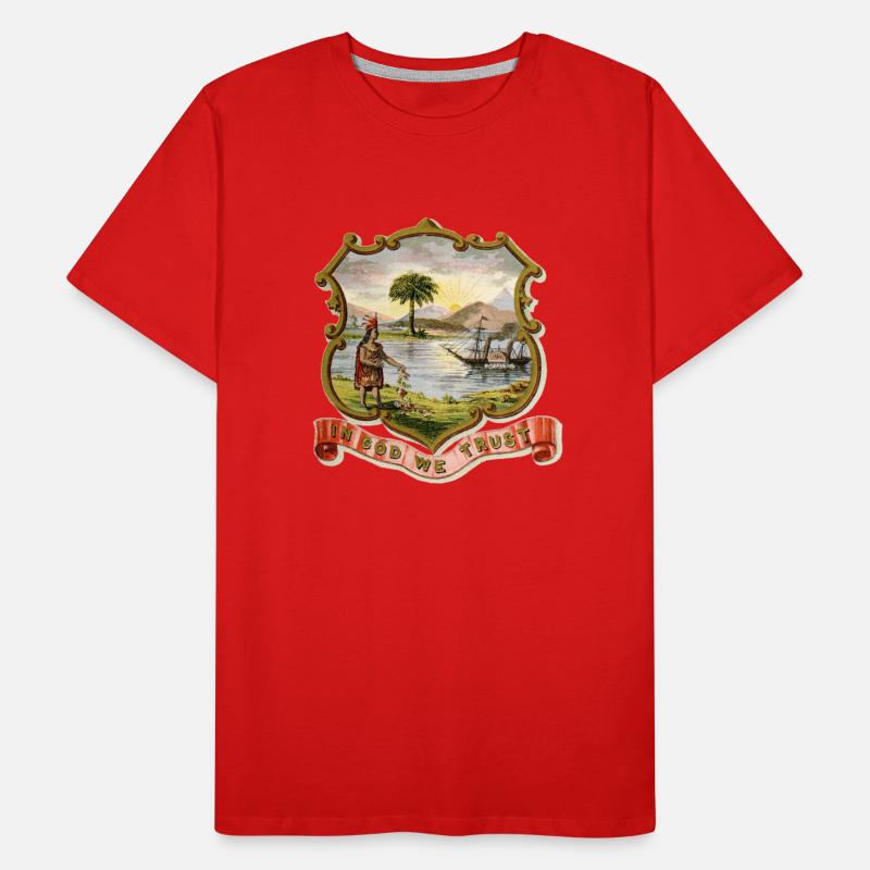 Florida state coat of arms illustrated 1876