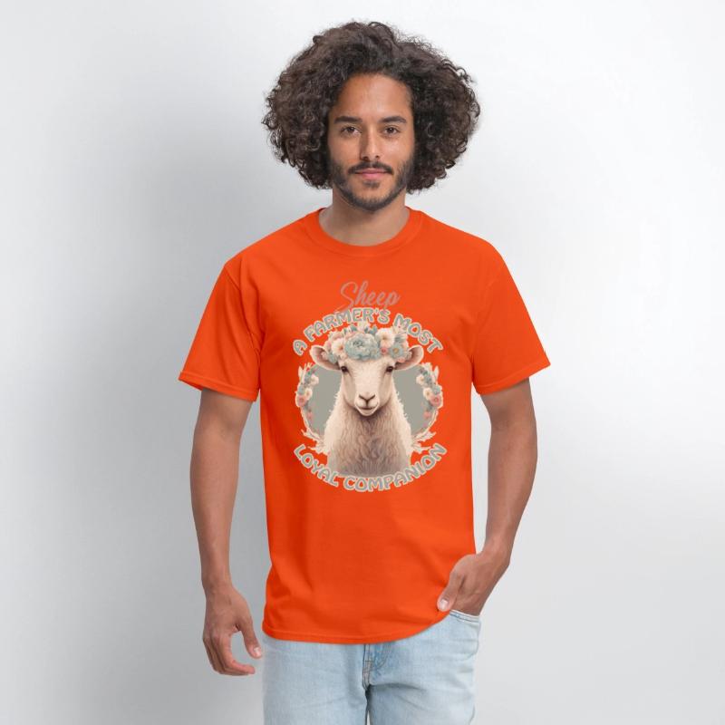 Flower Crown Sheep Funny Farm Animal Companion Quo