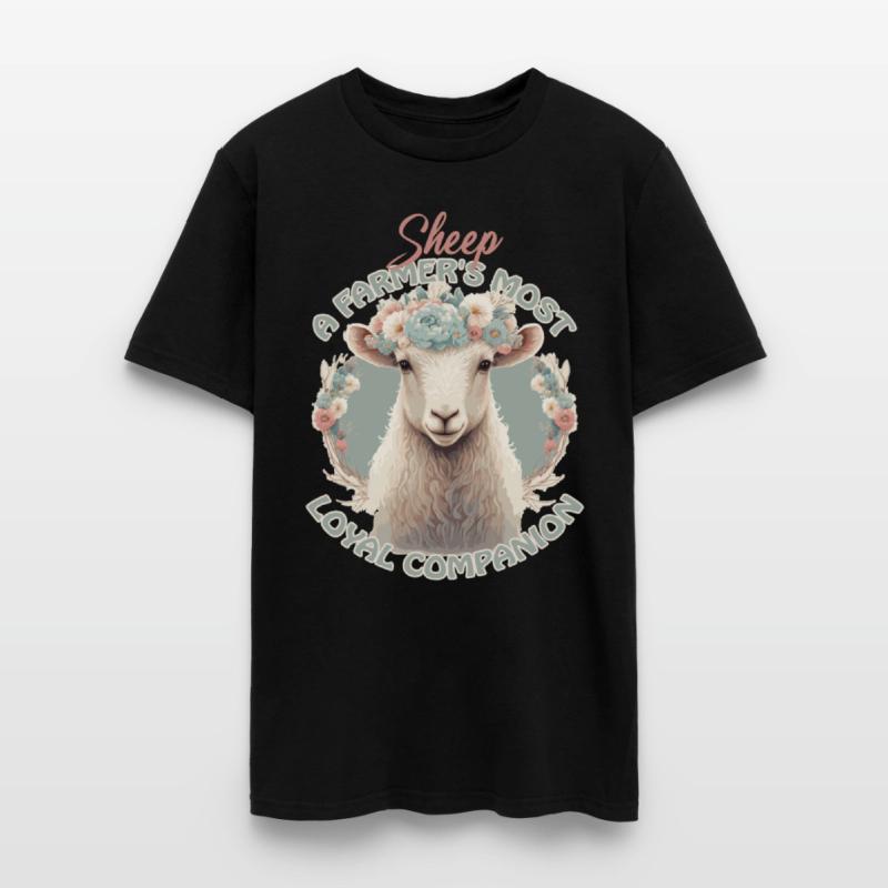 Flower Crown Sheep Funny Farm Animal Companion Quo