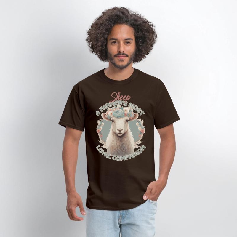 Flower Crown Sheep Funny Farm Animal Companion Quo
