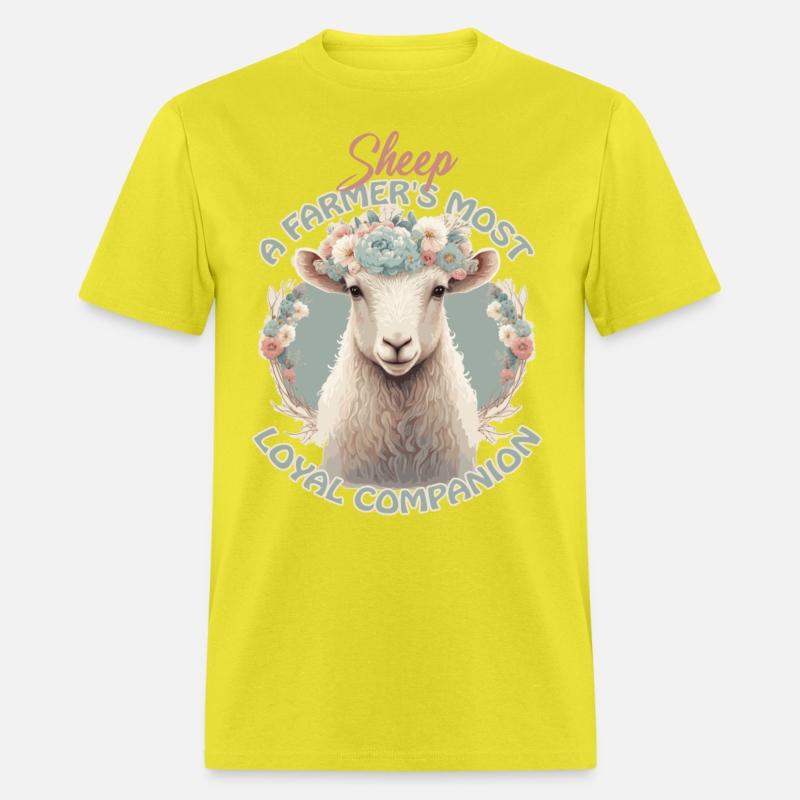 Flower Crown Sheep Funny Farm Animal Companion Quo