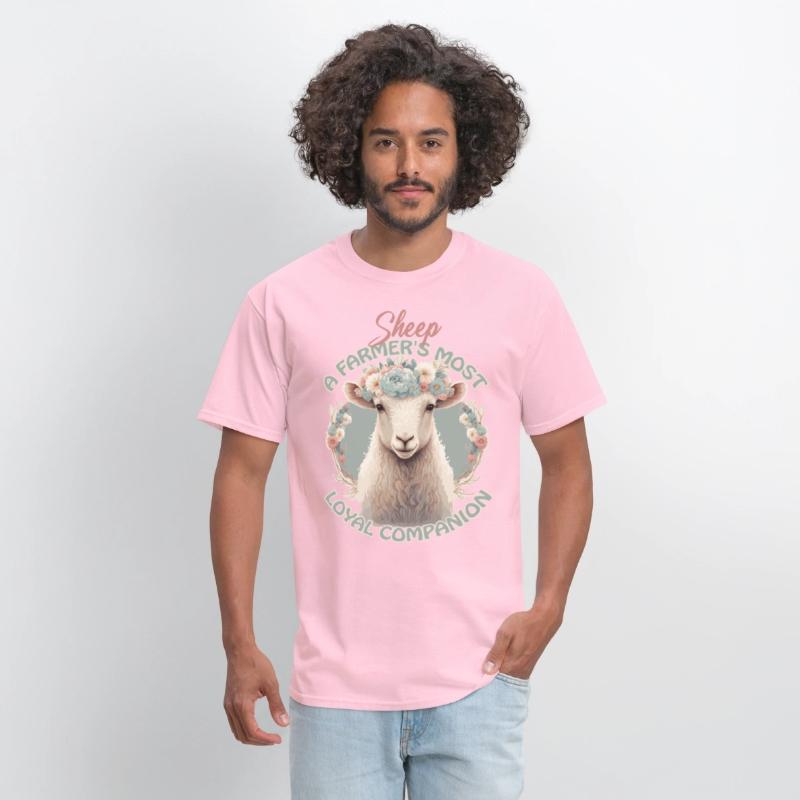 Flower Crown Sheep Funny Farm Animal Companion Quo