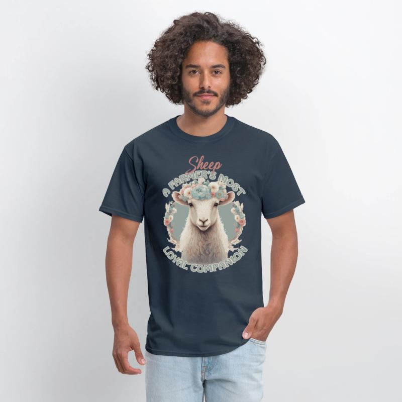 Flower Crown Sheep Funny Farm Animal Companion Quo