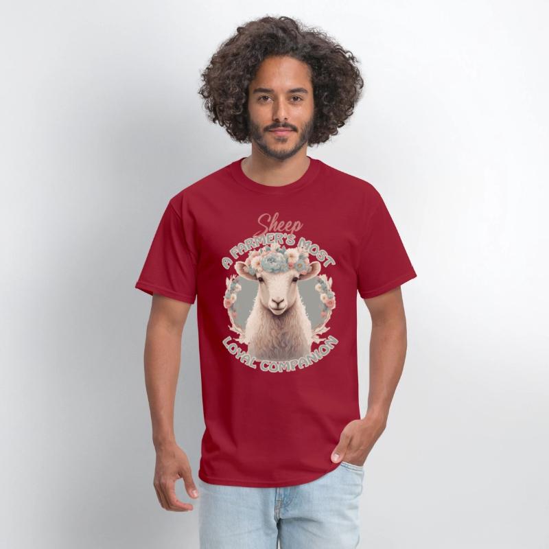 Flower Crown Sheep Funny Farm Animal Companion Quo