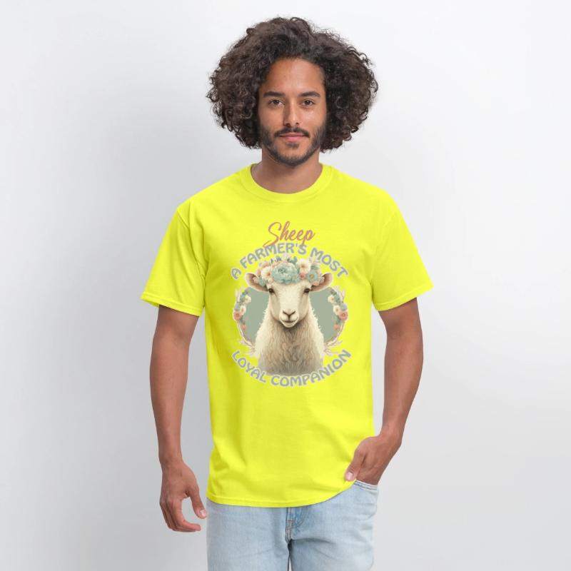 Flower Crown Sheep Funny Farm Animal Companion Quo