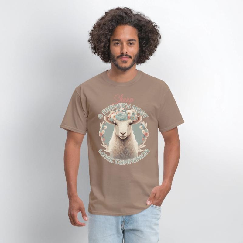 Flower Crown Sheep Funny Farm Animal Companion Quo