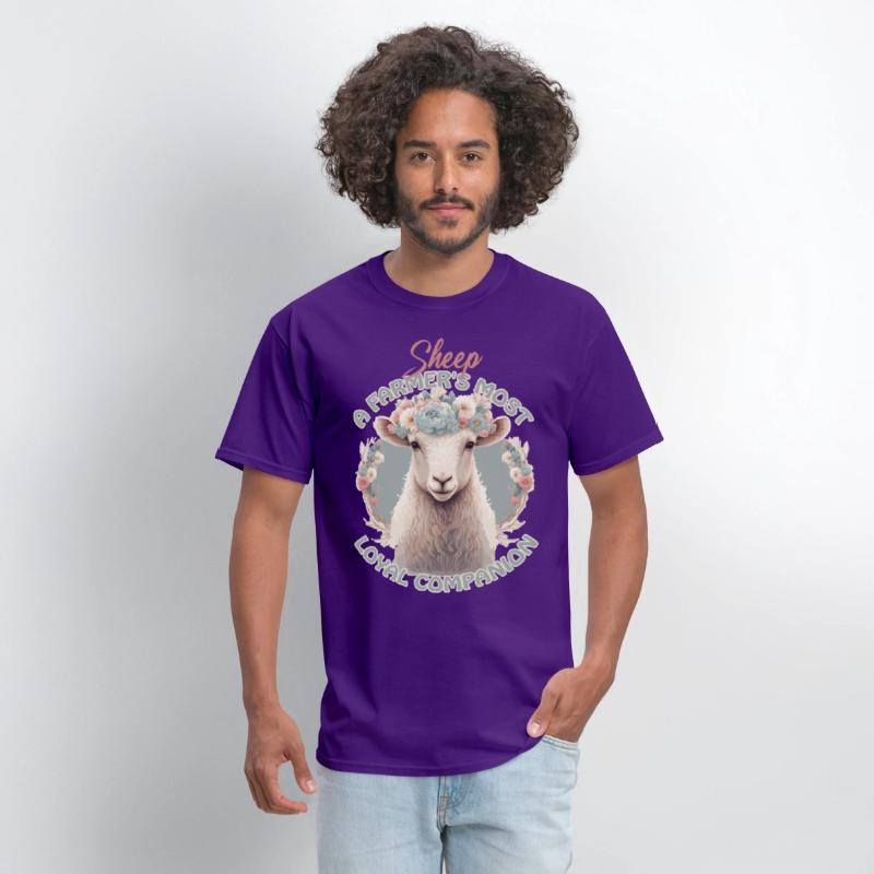 Flower Crown Sheep Funny Farm Animal Companion Quo