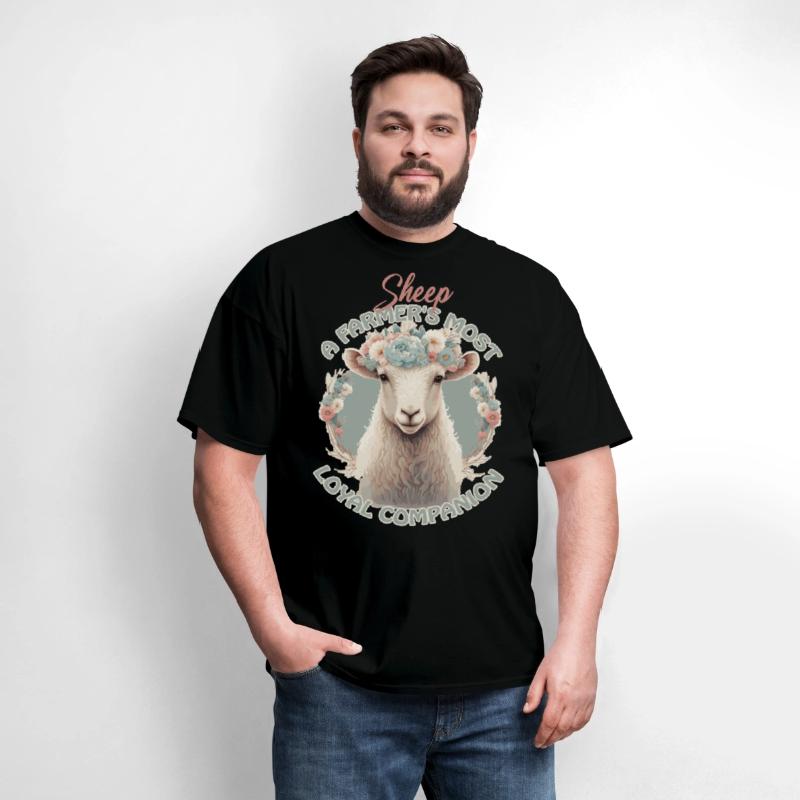 Flower Crown Sheep Funny Farm Animal Companion Quo