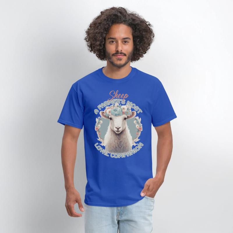 Flower Crown Sheep Funny Farm Animal Companion Quo