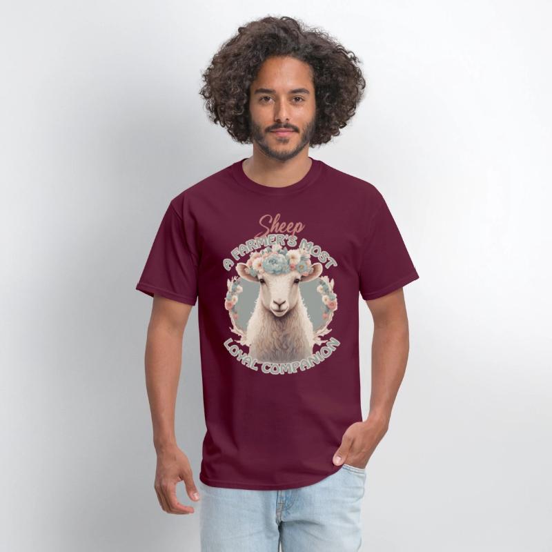 Flower Crown Sheep Funny Farm Animal Companion Quo