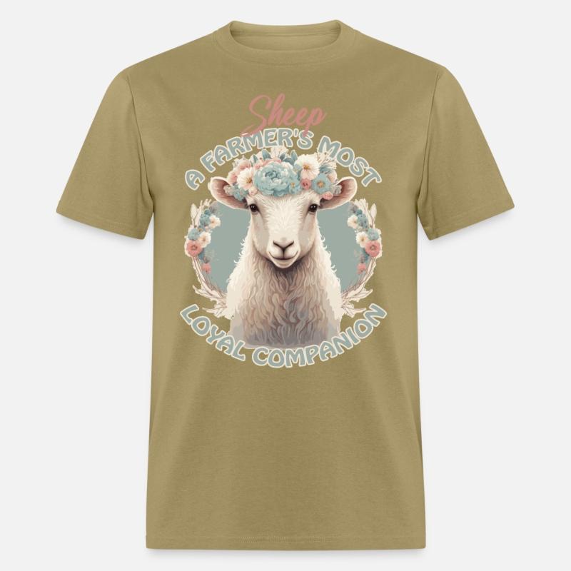 Flower Crown Sheep Funny Farm Animal Companion Quo