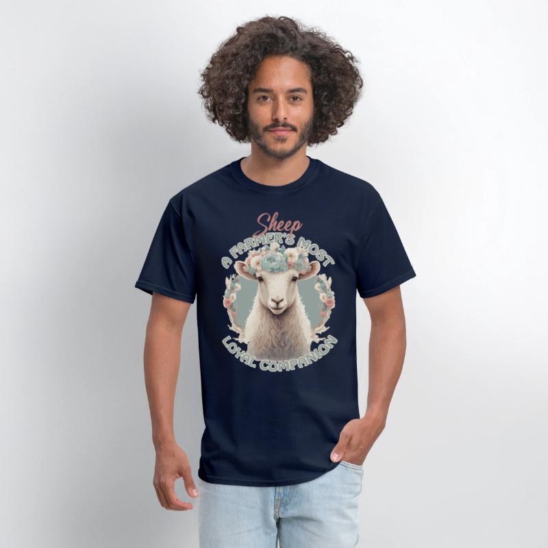 Flower Crown Sheep Funny Farm Animal Companion Quo
