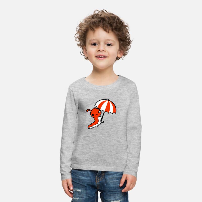 Flying caterpillar umbrella sky windy holiday fun
