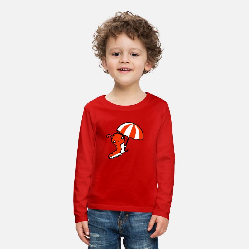Flying caterpillar umbrella sky windy holiday fun