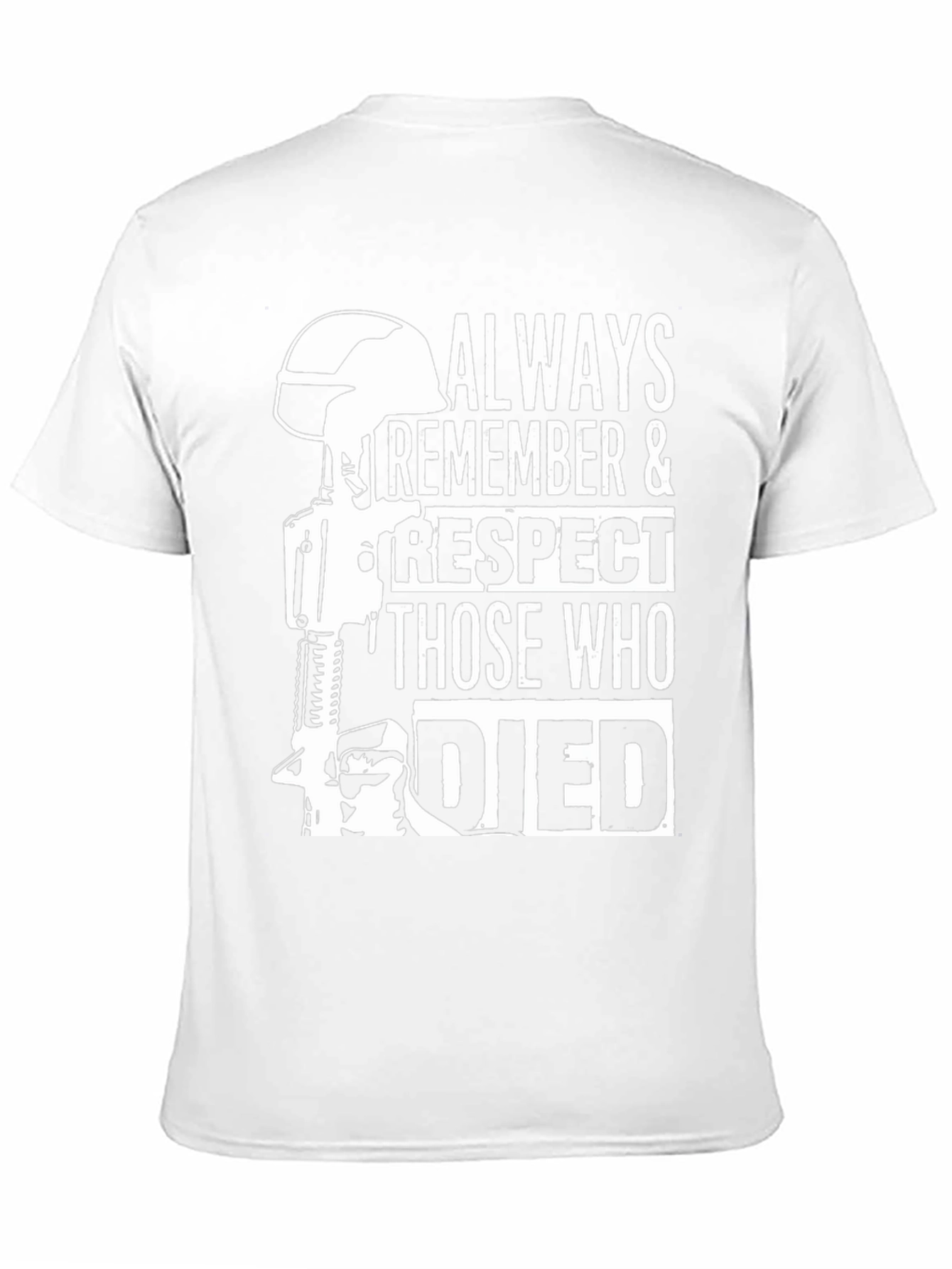 Always Remember T-Shirt - Mens Black Graphic Tee