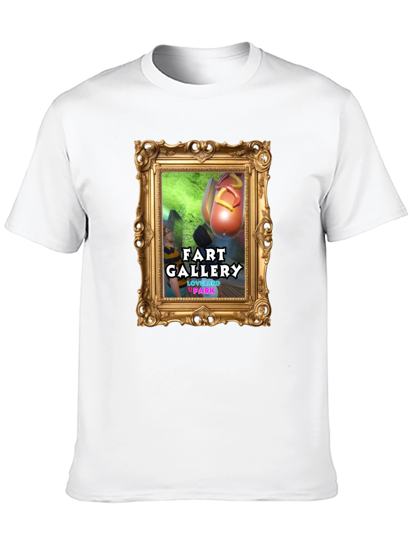 Fart Gallery Love and Plank Graphic T-Shirt