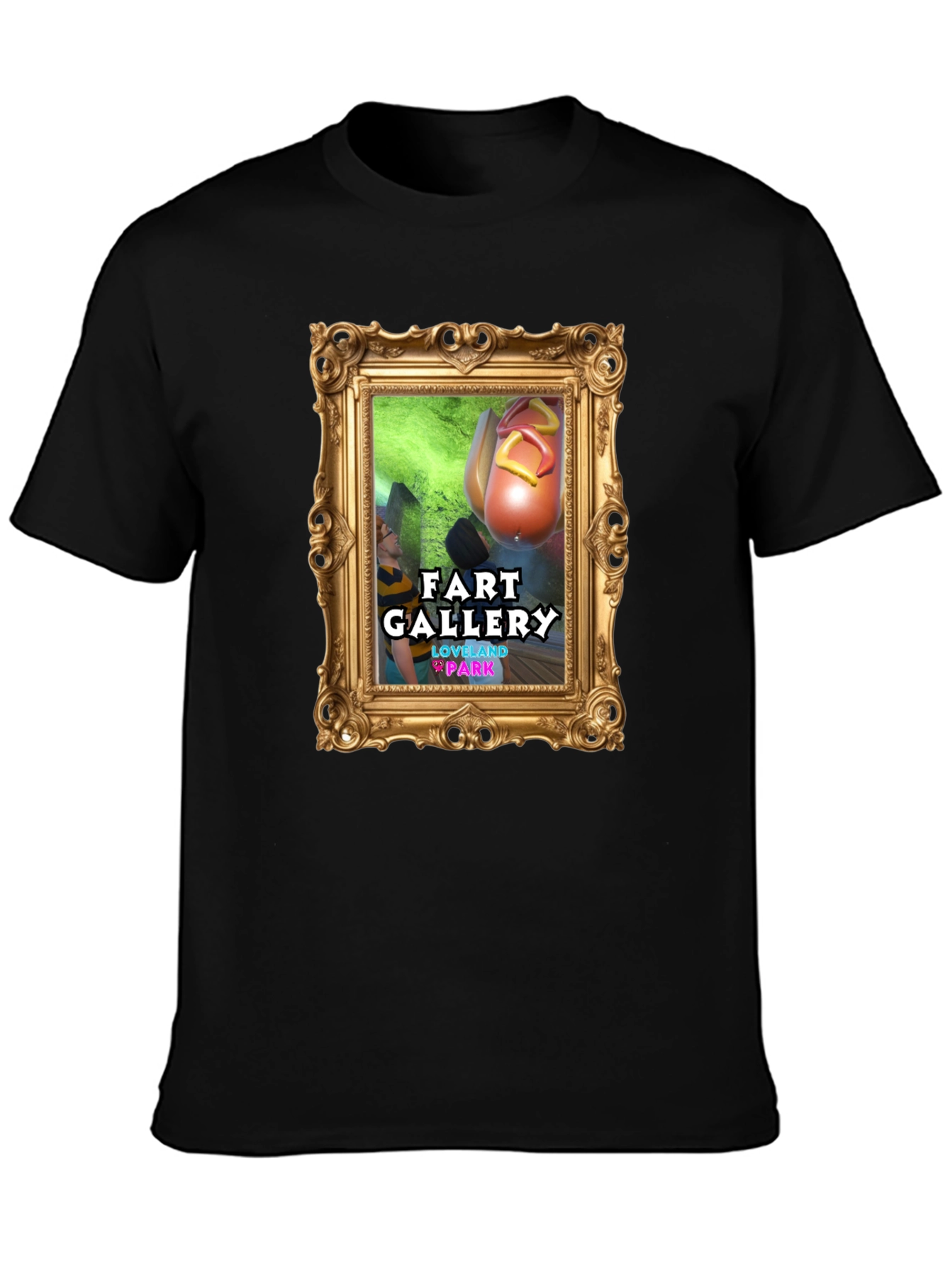 Fart Gallery Love and Plank Graphic T-Shirt