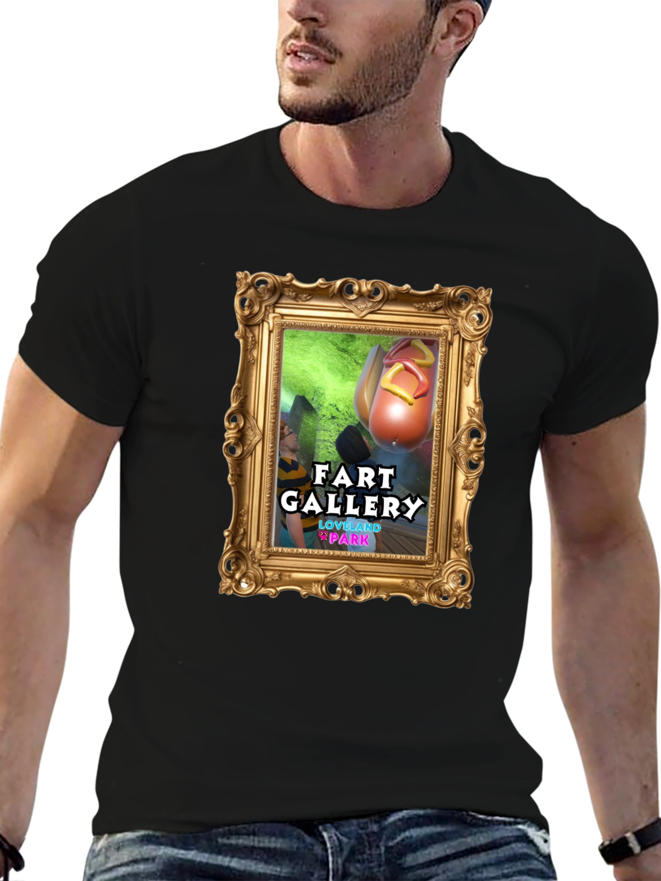 Fart Gallery Love and Plank Graphic T-Shirt