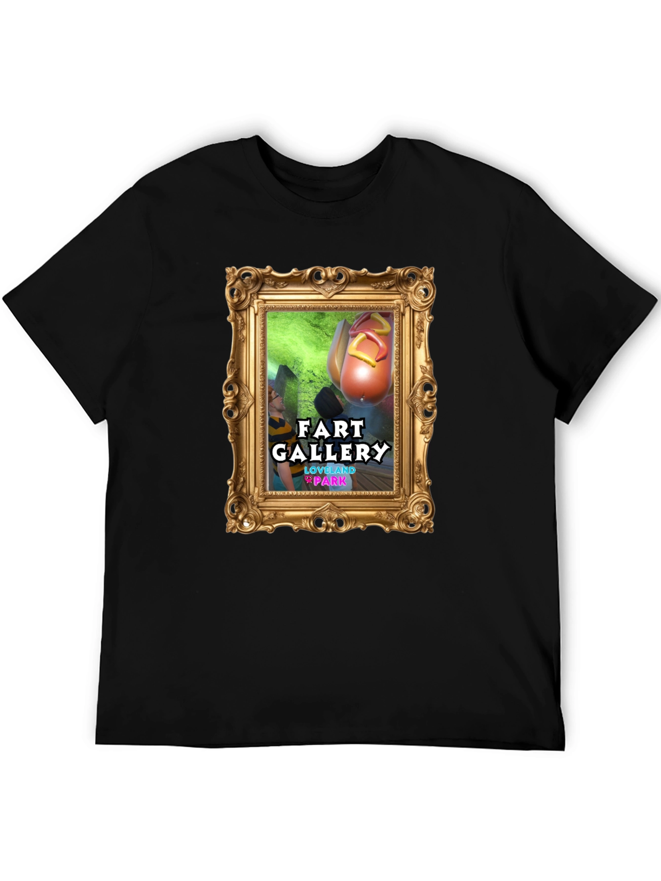 Fart Gallery Love and Plank Graphic T-Shirt