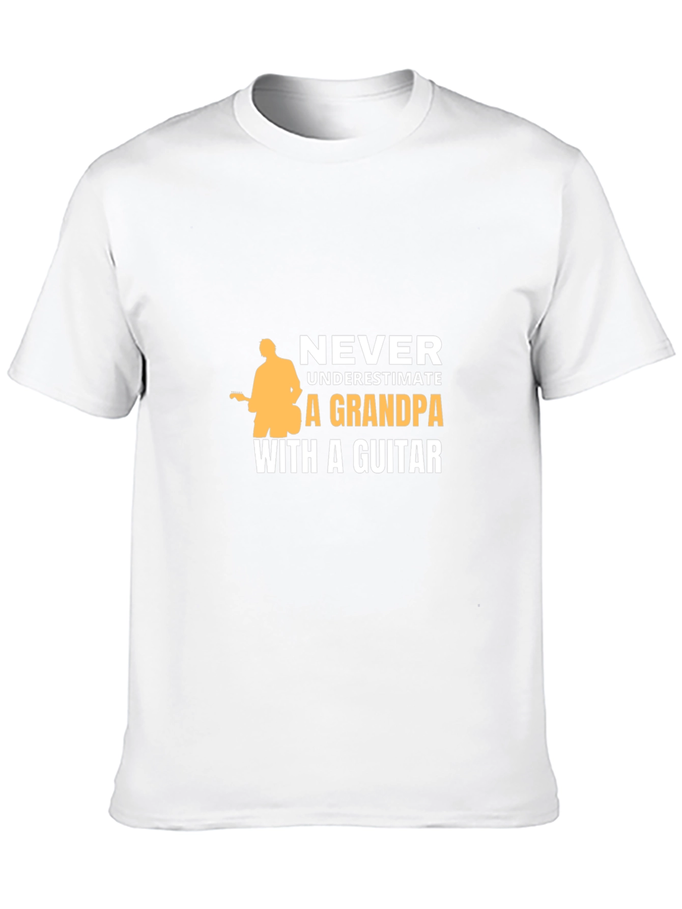 Grandpa Guitarist T-Shirt - Never Underestimate!
