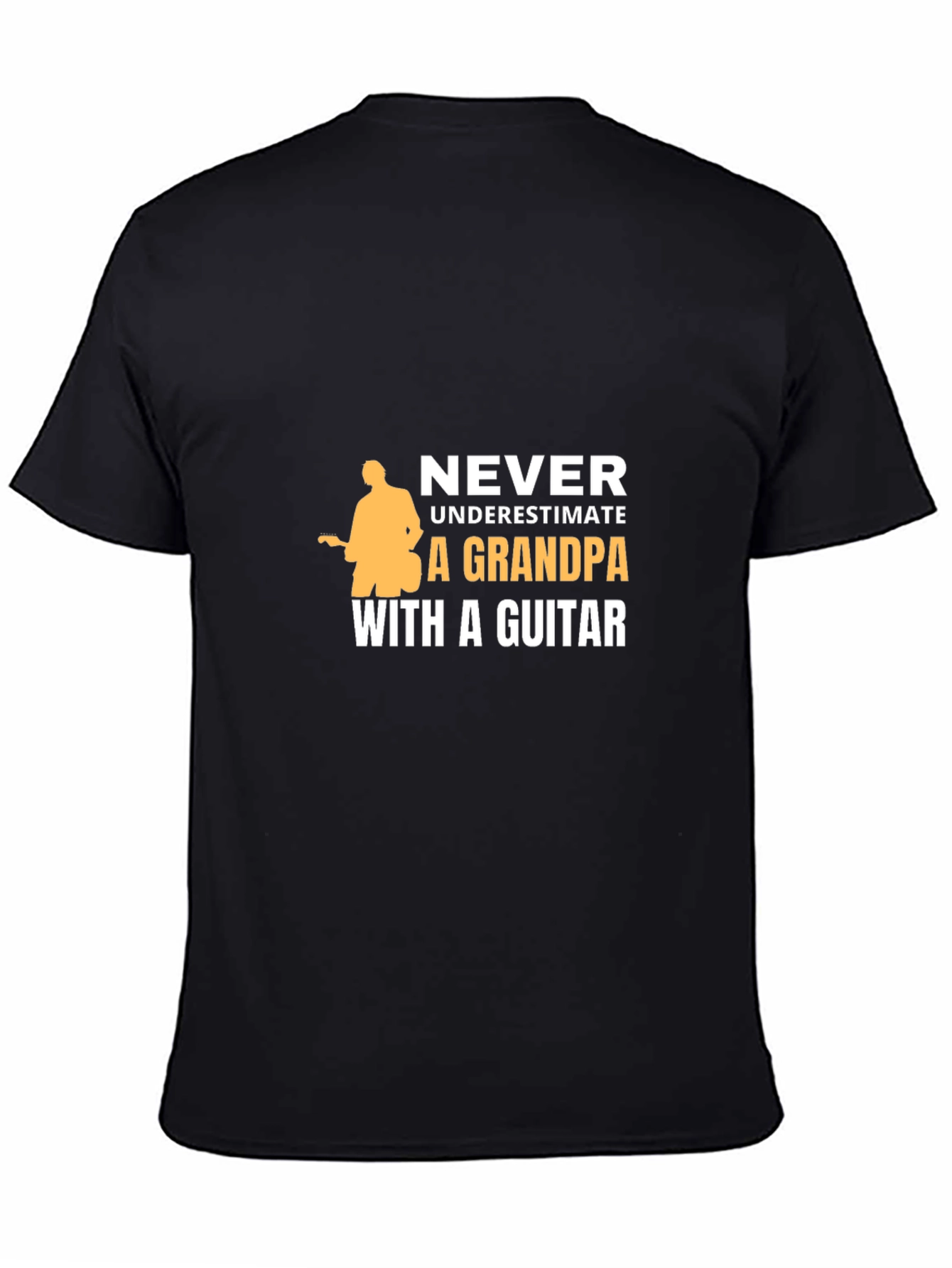Grandpa Guitarist T-Shirt - Never Underestimate!