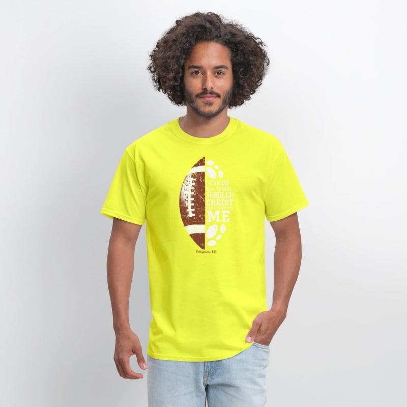 Football Teen Boys Kids Men Religious Verse