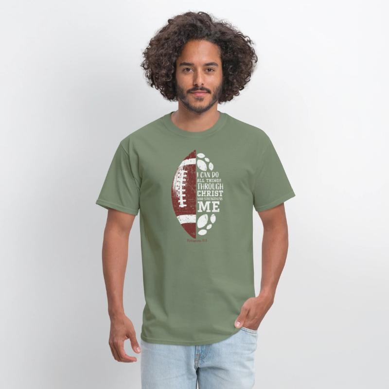 Football Teen Boys Kids Men Religious Verse
