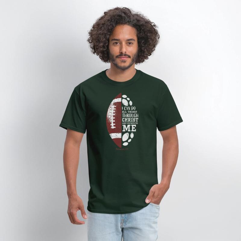 Football Teen Boys Kids Men Religious Verse