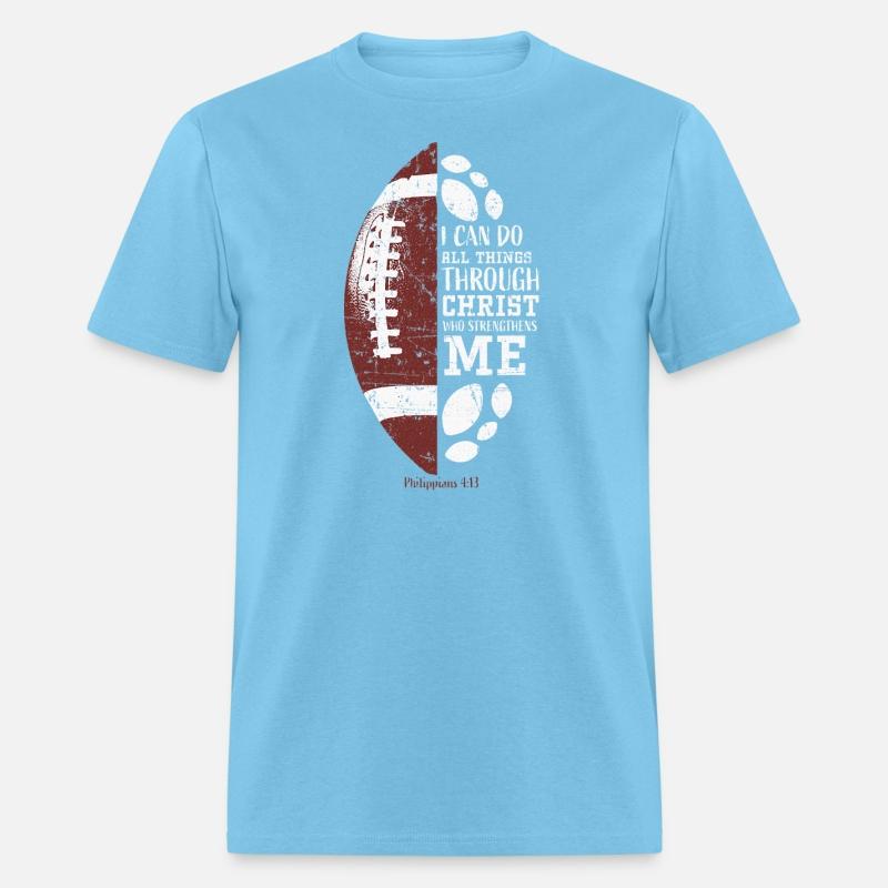 Football Teen Boys Kids Men Religious Verse