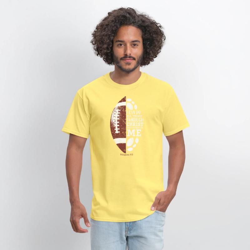 Football Teen Boys Kids Men Religious Verse