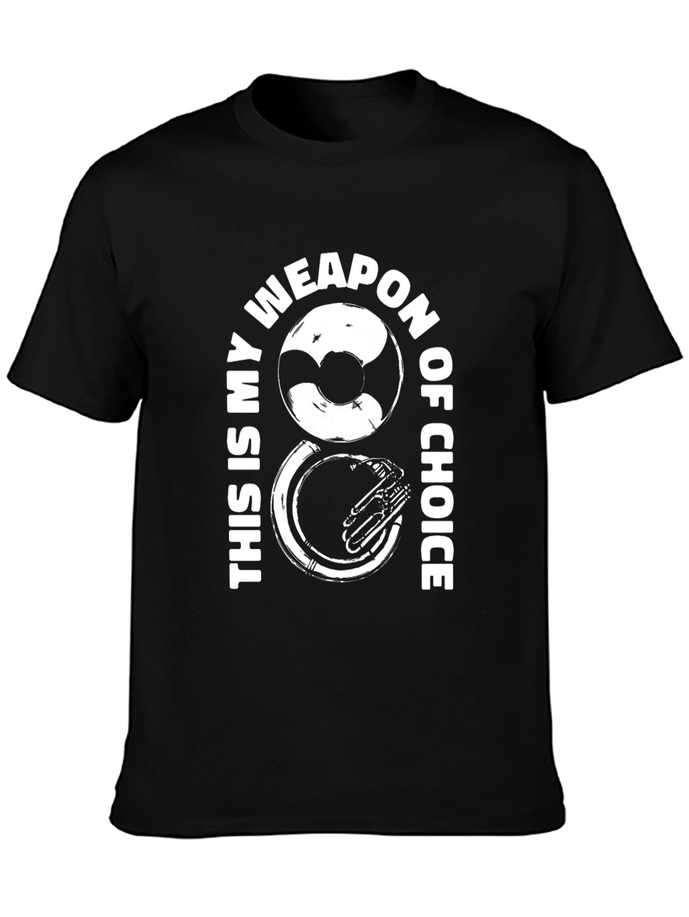 Tuba Weapon of Choice Graphic Tee