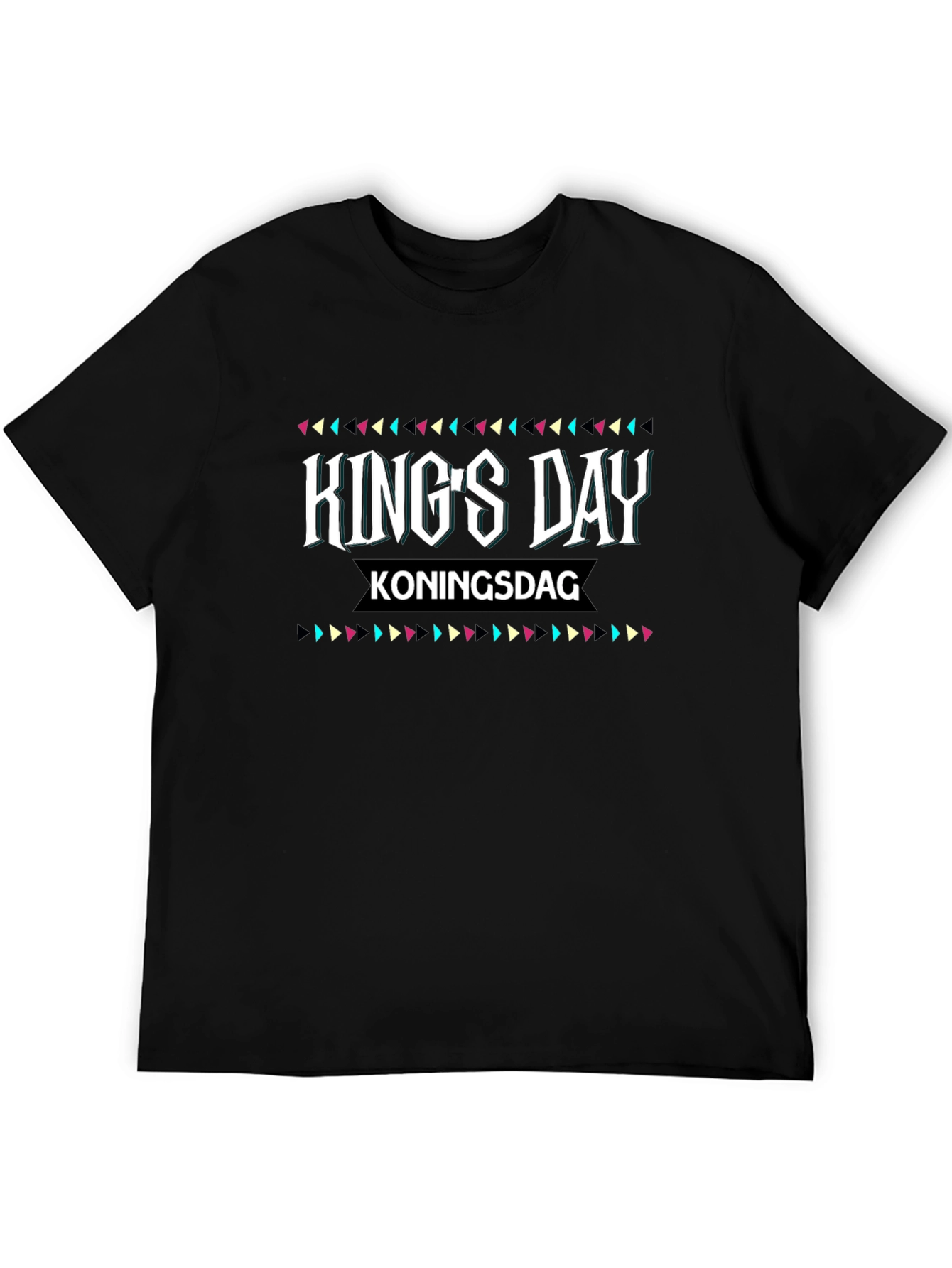 Kings Day Koningsdag Black T-Shirt