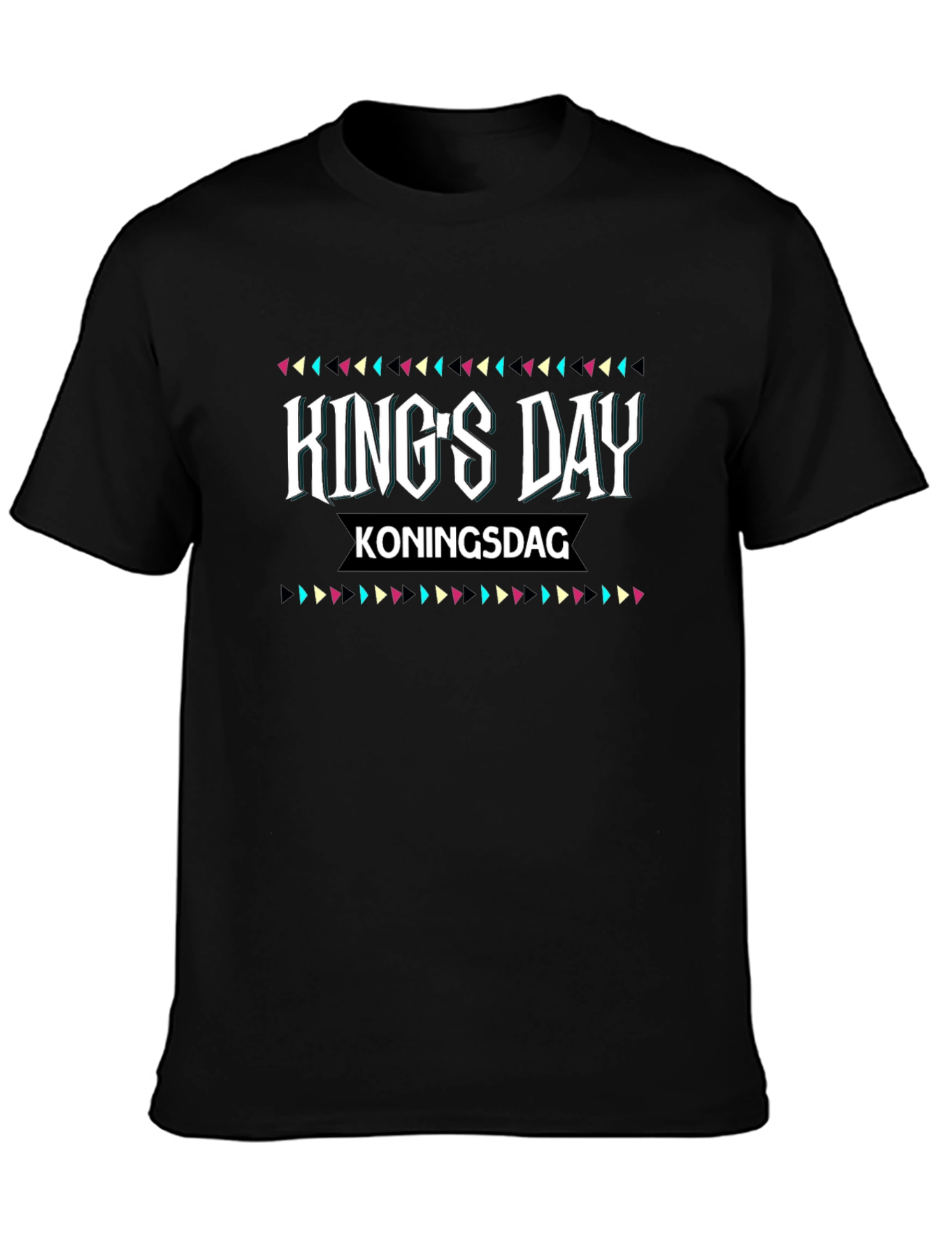 Kings Day Koningsdag Black T-Shirt