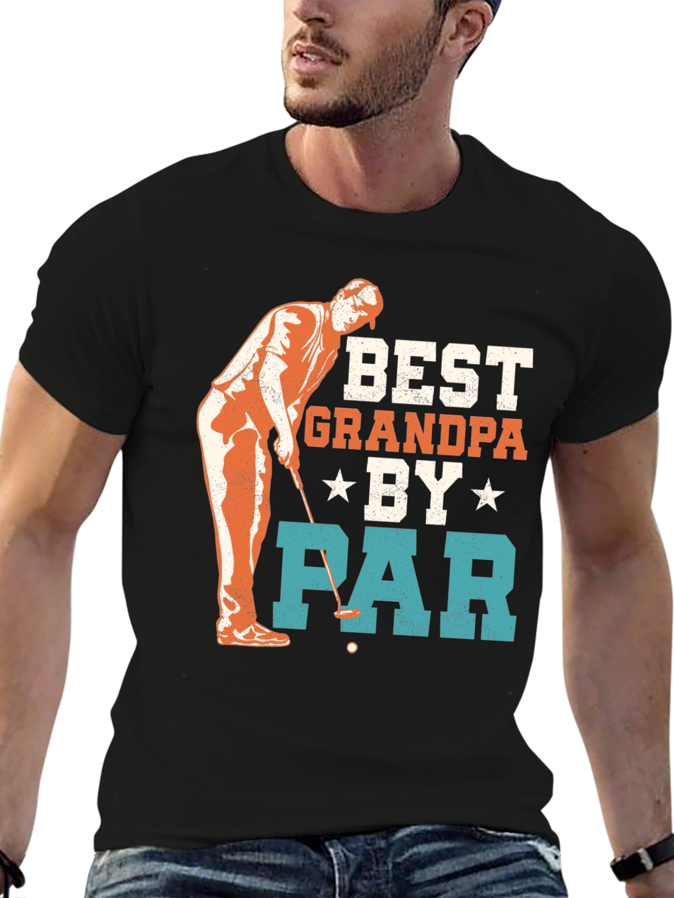Best Grandpa By Par Golf T-Shirt