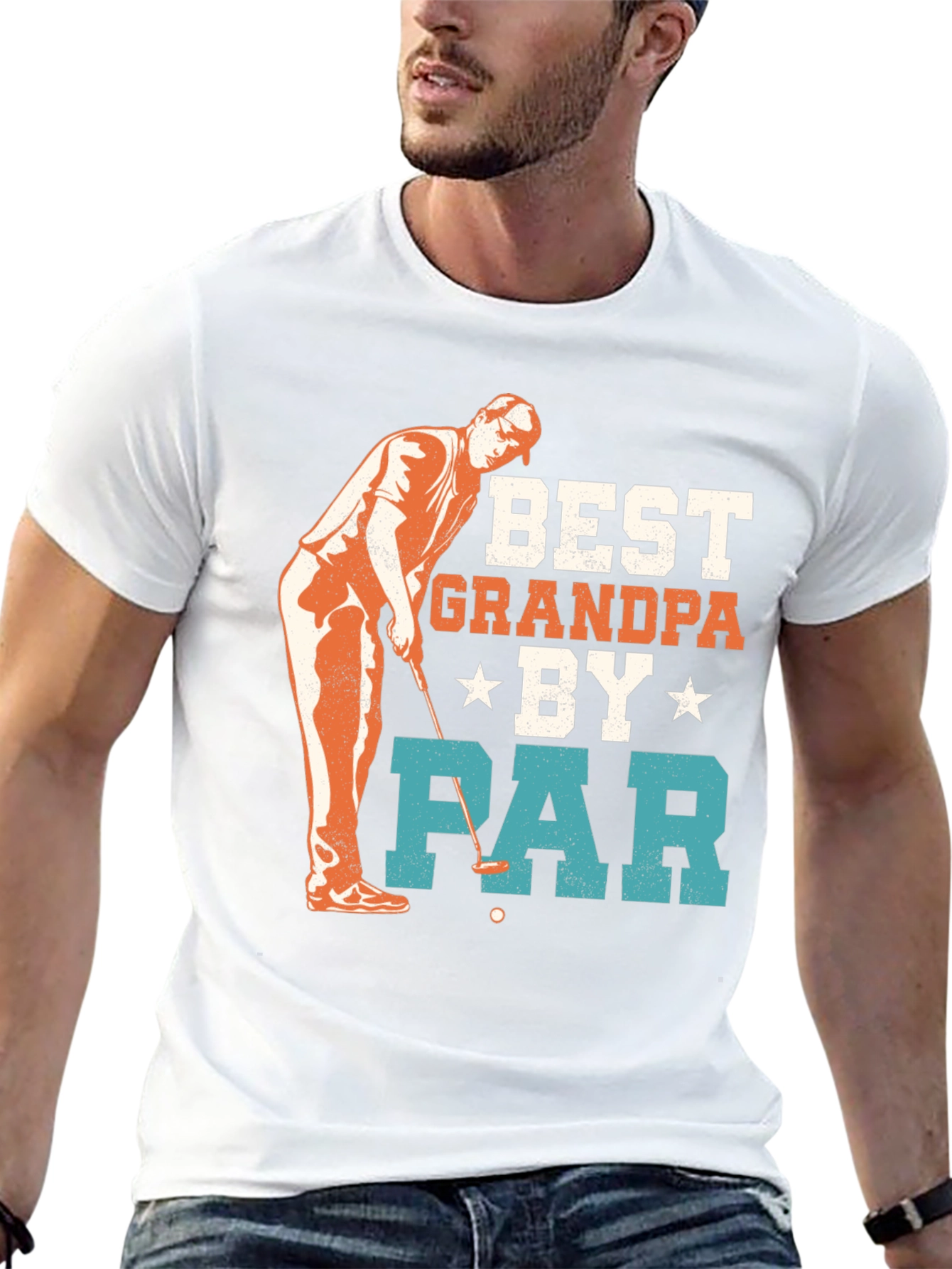Best Grandpa By Par Golf T-Shirt