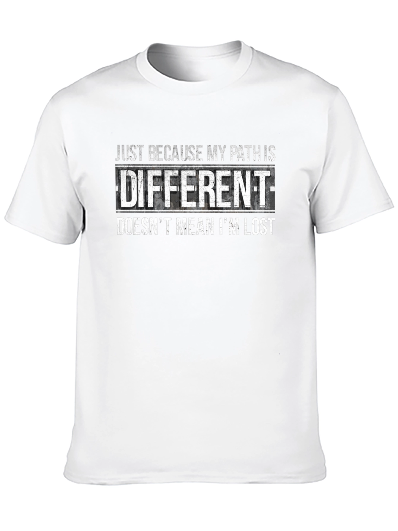 Different Path T-Shirt - Inspirational Graphic Tee