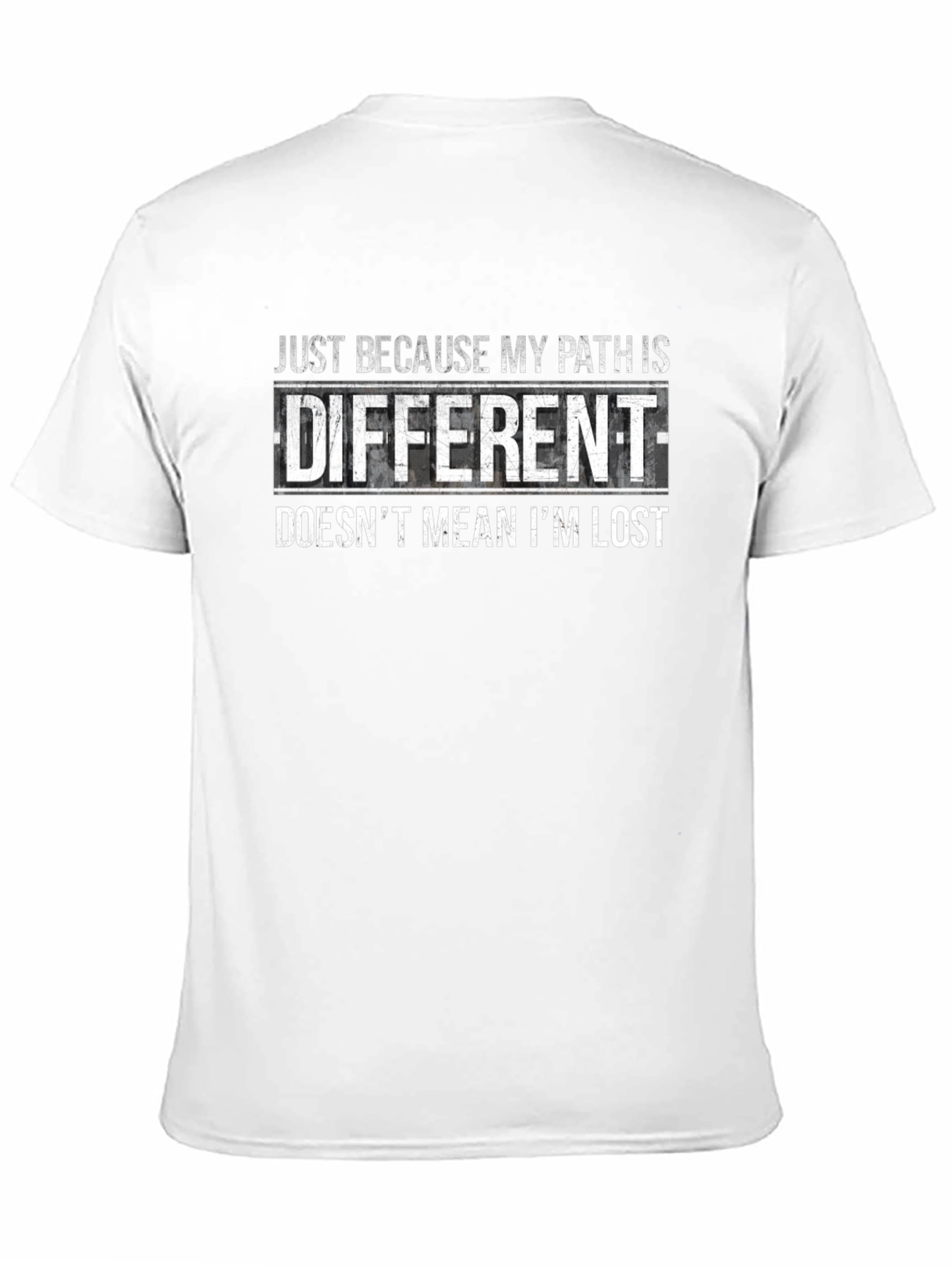 Different Path T-Shirt - Inspirational Graphic Tee