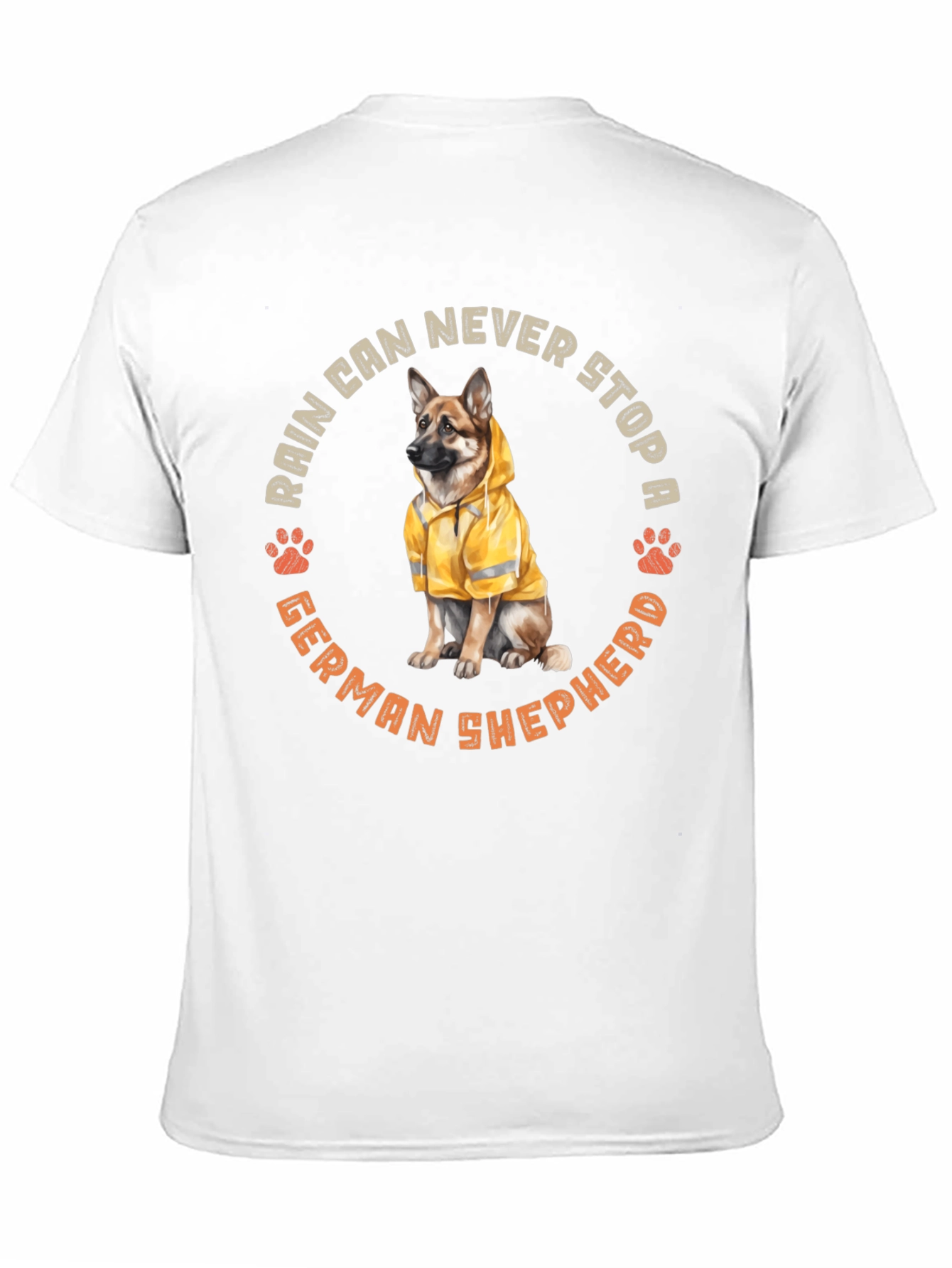 Rain Can Never Stop A German Shepherd T-Shirt