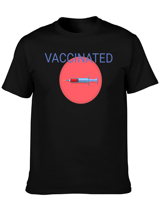 Vaccinated Graphic Tee - Stylish Protection