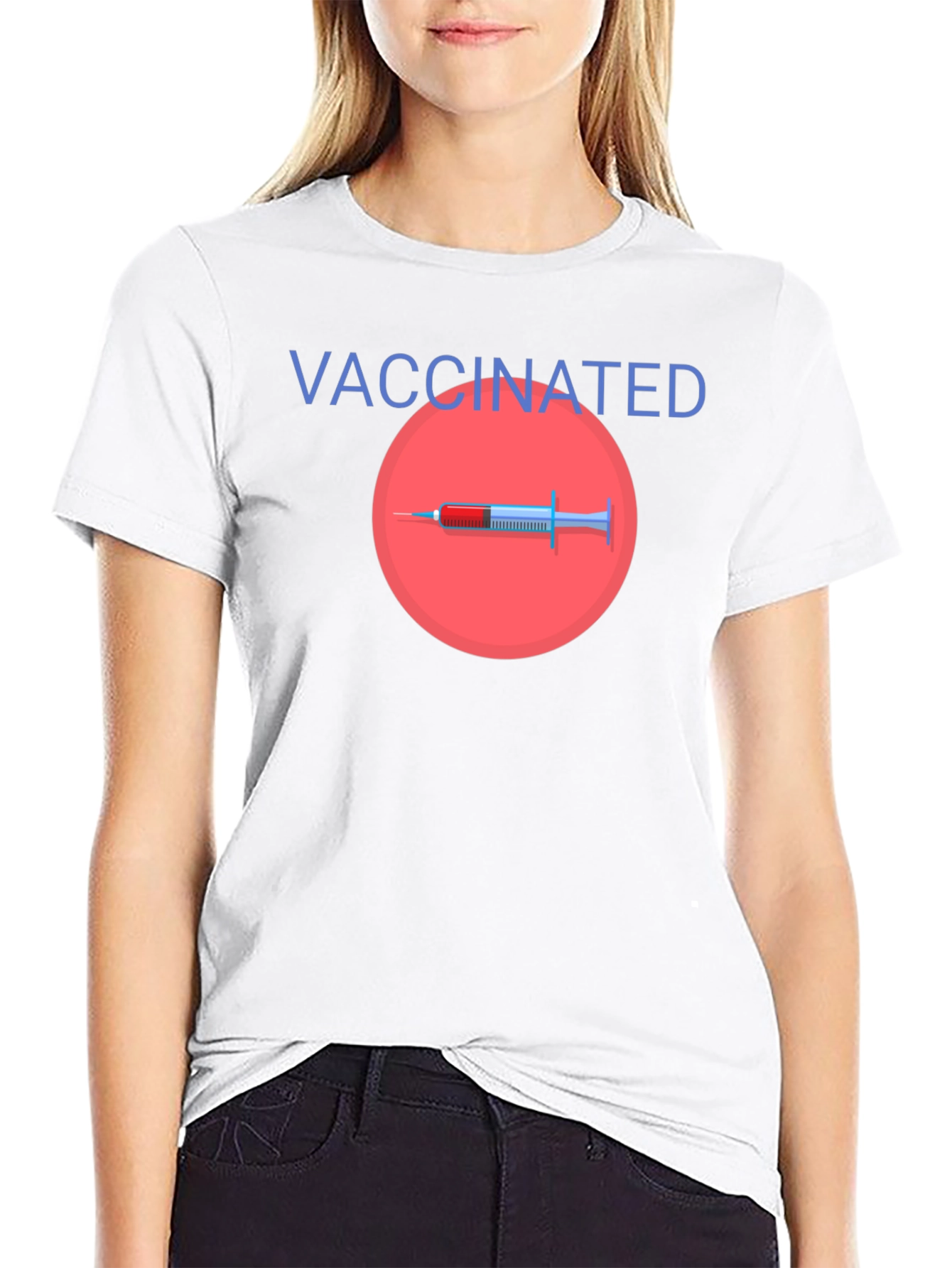 Vaccinated Graphic Tee - Stylish Protection