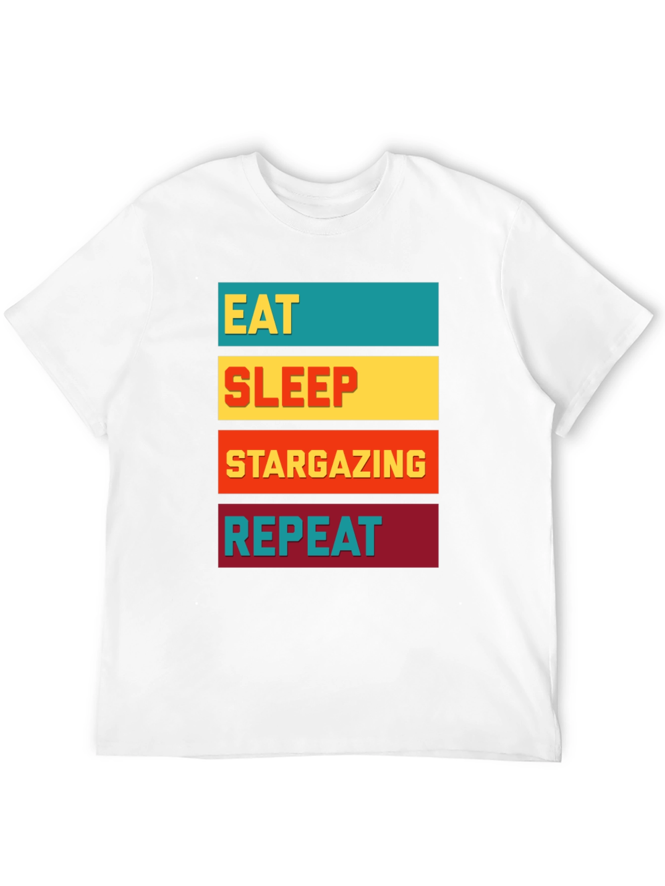 Eat Sleep Stargazing Repeat Graphic Tee