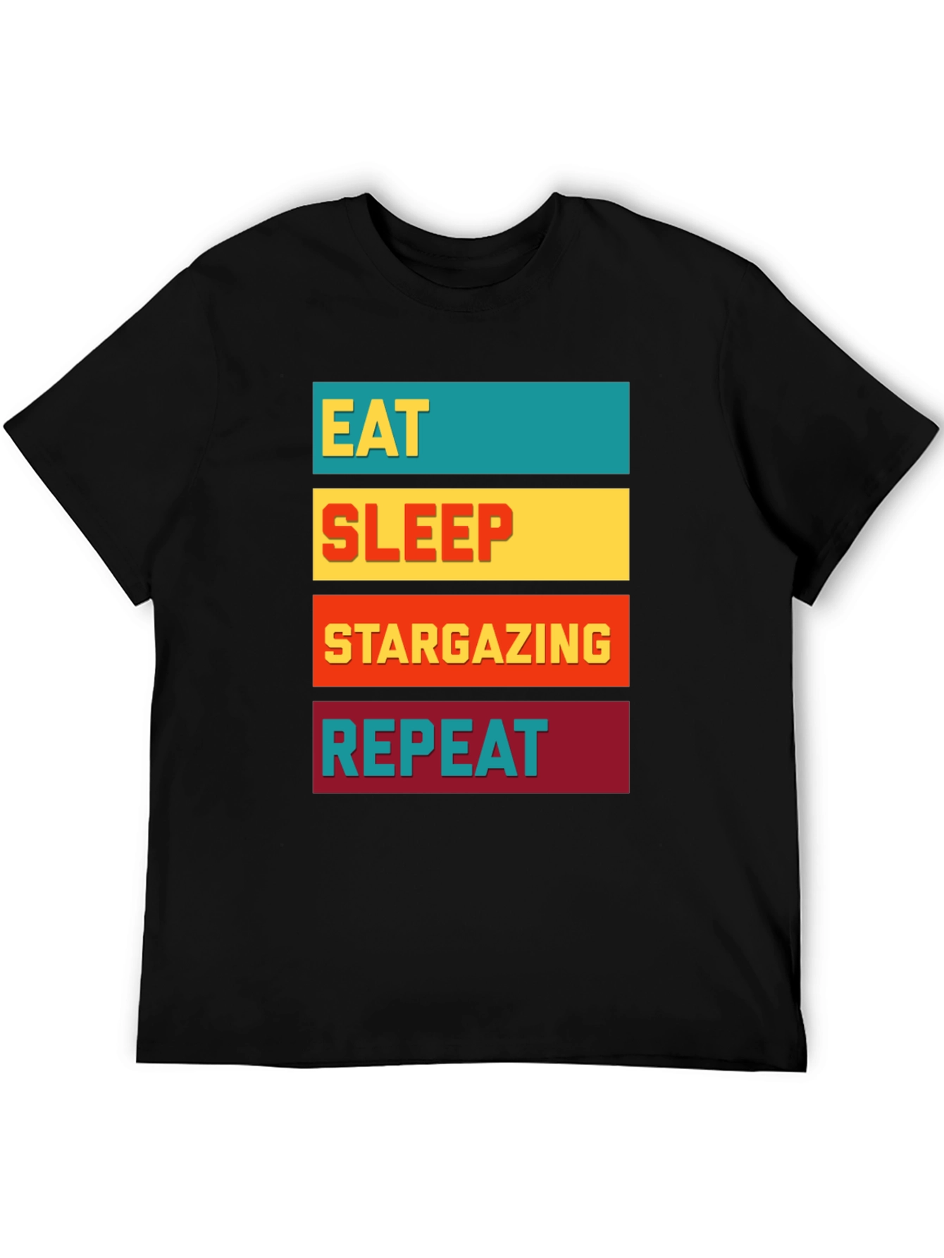 Eat Sleep Stargazing Repeat Graphic Tee