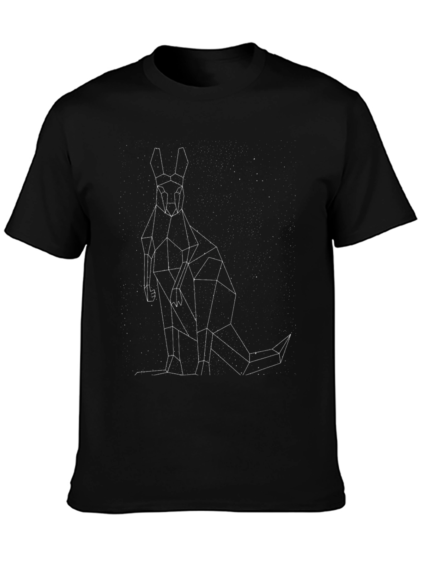 Geometric Kangaroo T-Shirt - Modern Graphic Tee