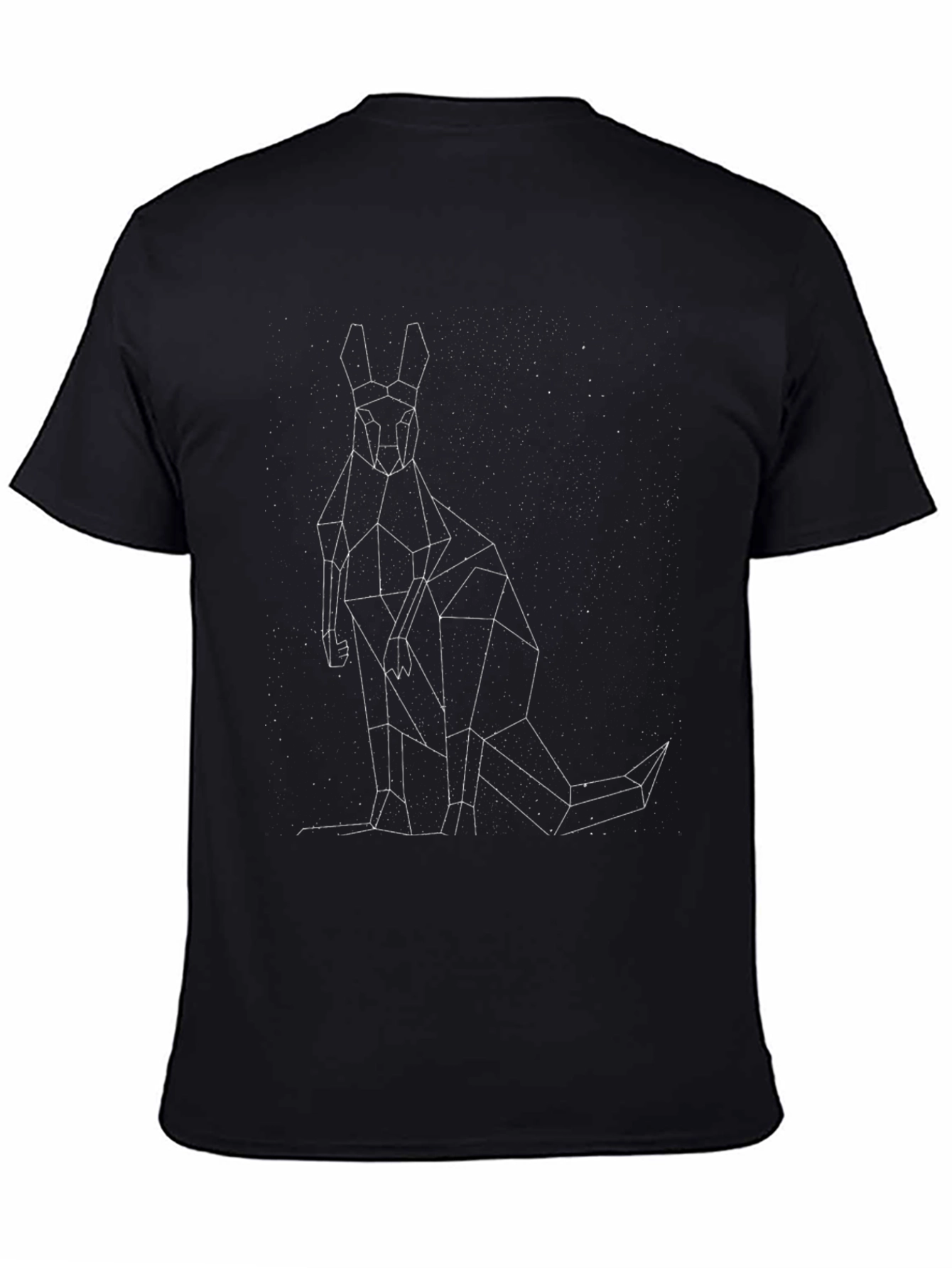 Geometric Kangaroo T-Shirt - Modern Graphic Tee