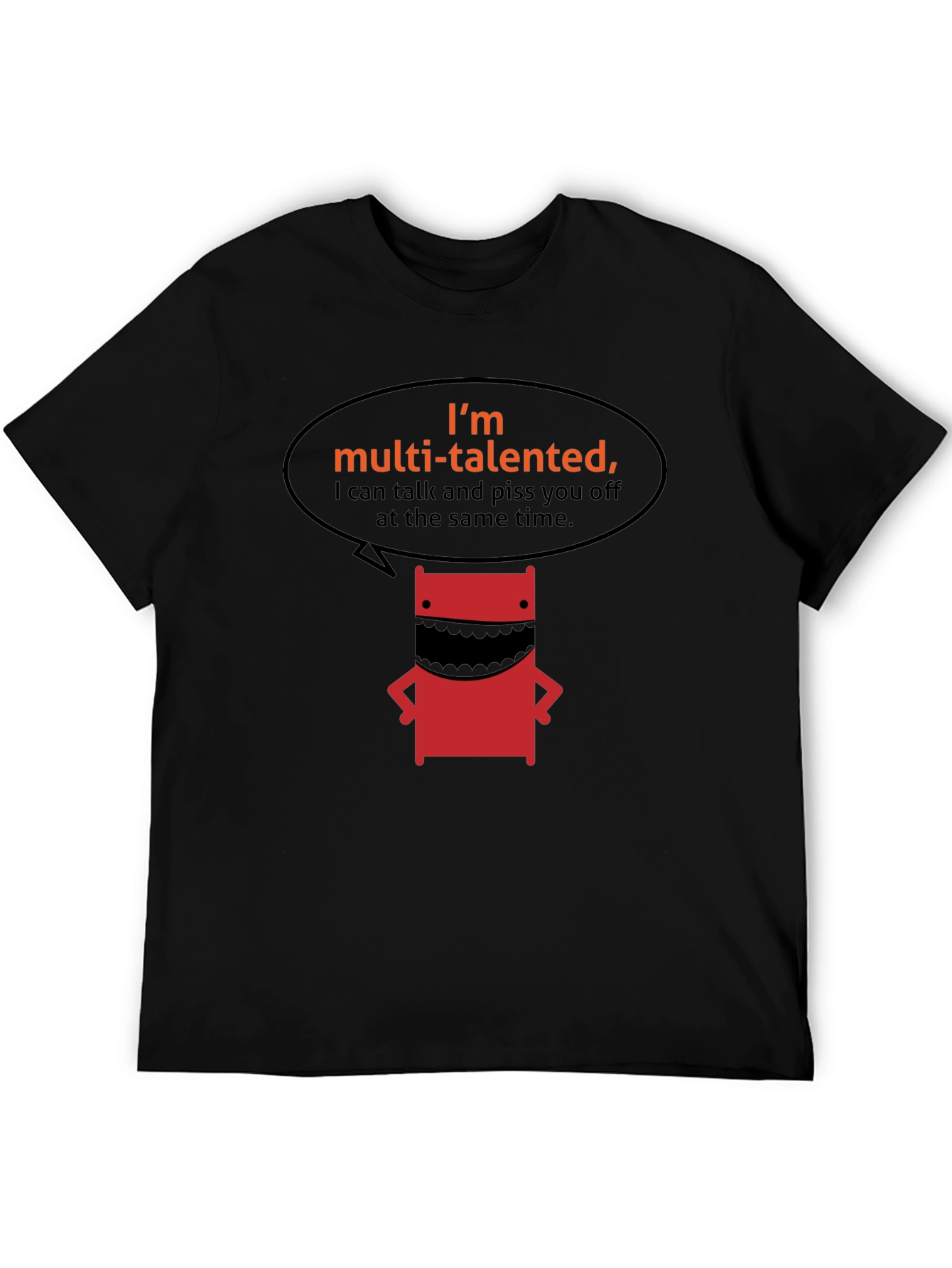 Multi-Talented Graphic Tee - Black