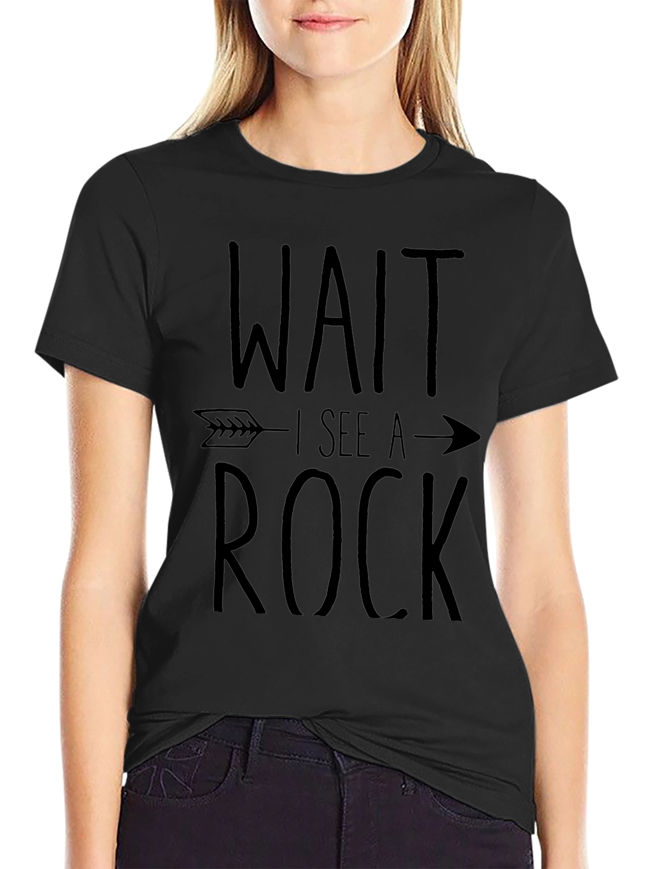 Wait I See a Rock Funny T-Shirt