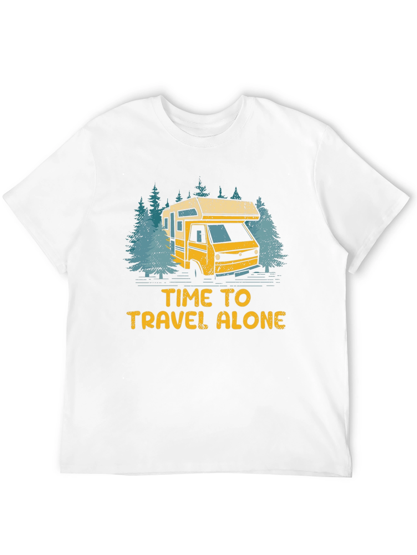 Time To Travel Alone Graphic T-Shirt