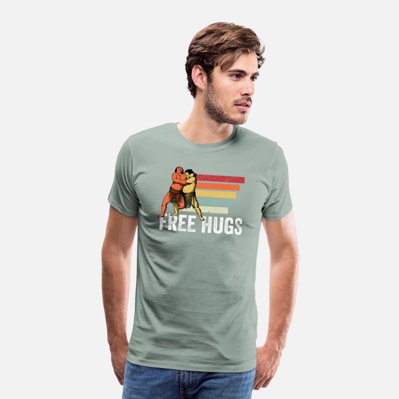 Free Hugs Sumo Wrestling Funny