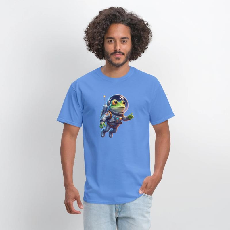 Frog in space suit